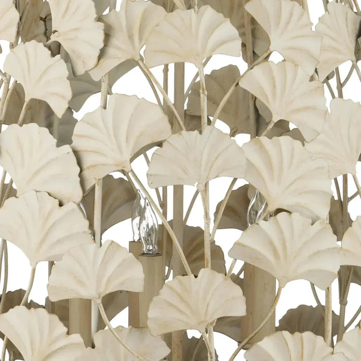 Maidenhair Cream Chandelier - LOOMLAN - Currey & Co - Chandeliers