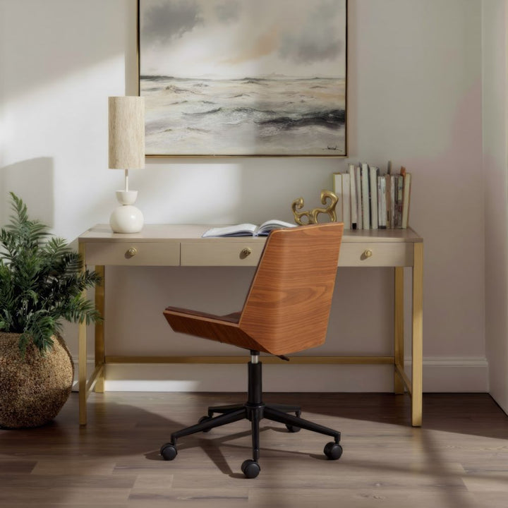 Maker Faux Leather Office Chair | LOOMLAN