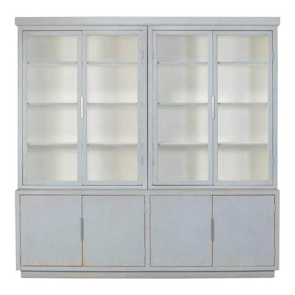 Maldives 4 Glass Doors Bookcase Eros Blue