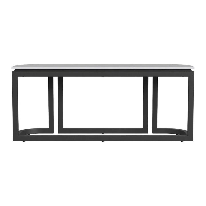 Malibu Aluminum Framed Outdoor Console Table-Outdoor Console Tables-Sunset West-LOOMLAN
