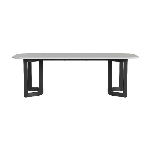 Malibu Aluminum Framed Outdoor Dining Table-Outdoor Dining Tables-Sunset West-LOOMLAN