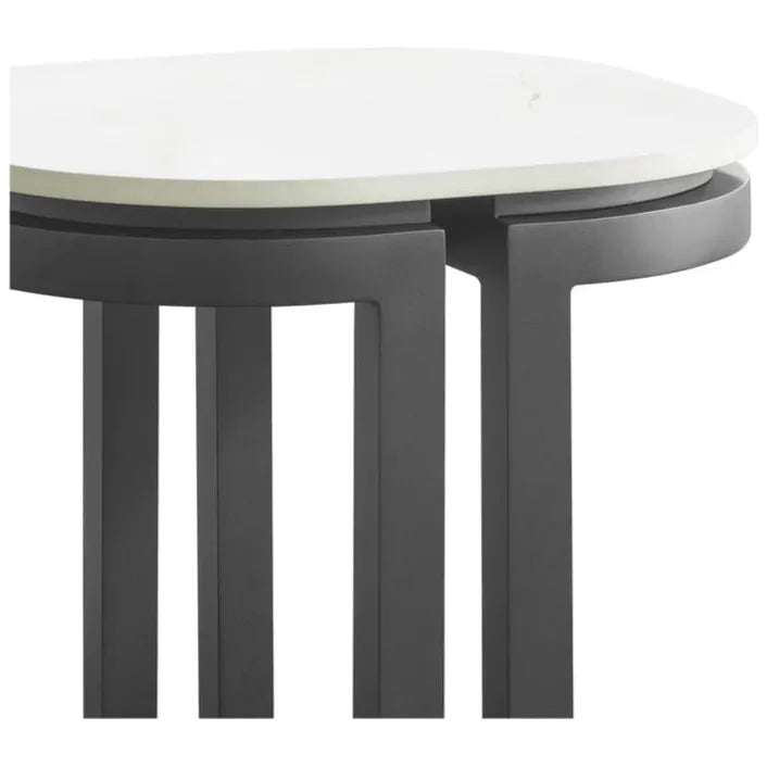 Malibu Aluminum Framed Outdoor End Table