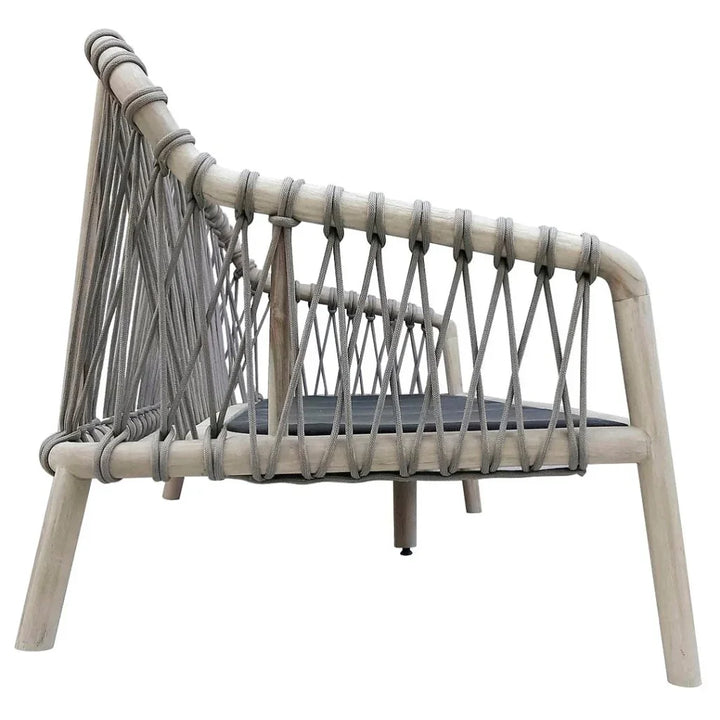 Malibu Wood Framed Patio Sofa - LOOMLAN - Artesia - Outdoor Sofas & Loveseats