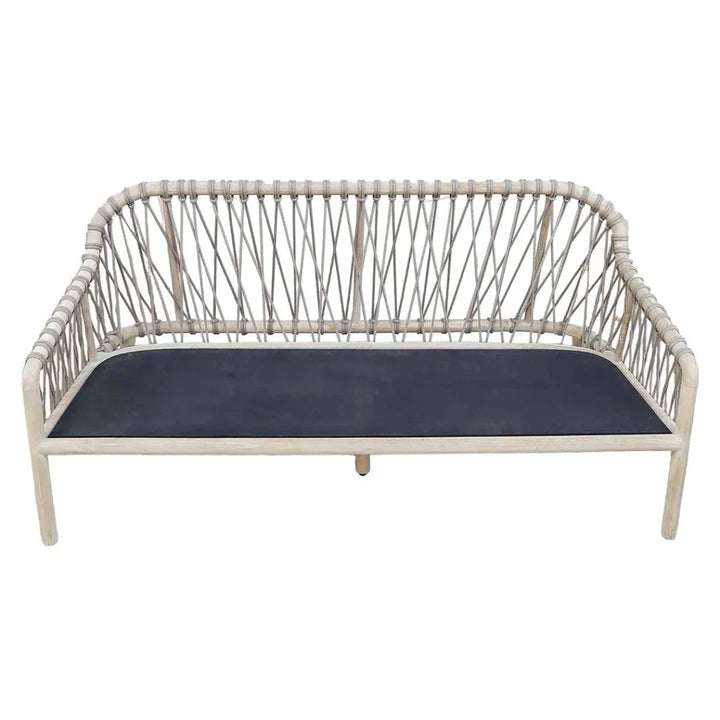 Malibu Wood Framed Patio Sofa - LOOMLAN - Artesia - Outdoor Sofas & Loveseats