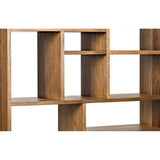 Malic Natural Wood Vertical Shelf-Wall Shelves & Ledgers-Noir-LOOMLAN