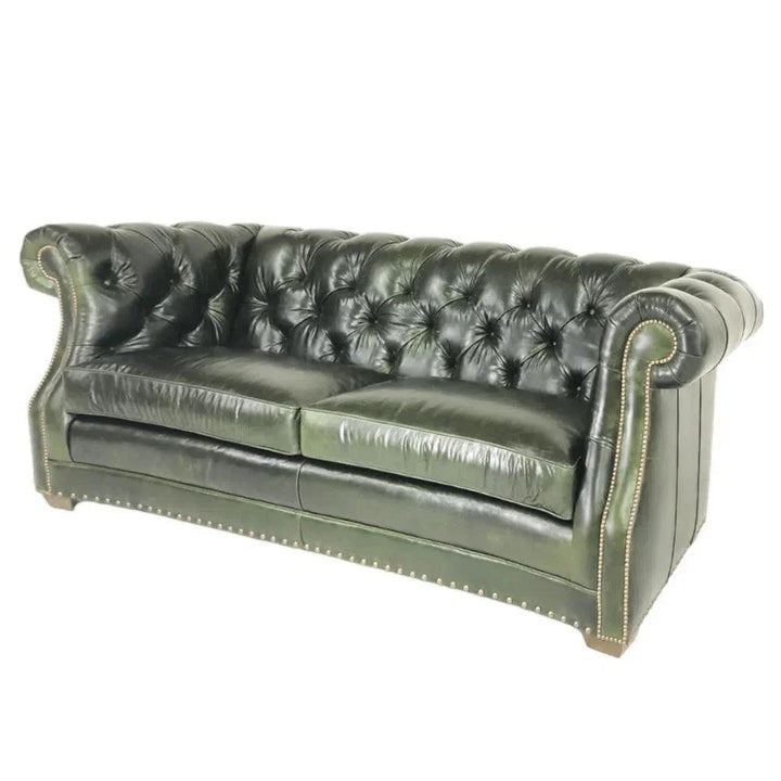 Mallard Made America Leather Sofa - Custom Benchmade - LOOMLAN - Uptown Sebastian - Sofas & Loveseats