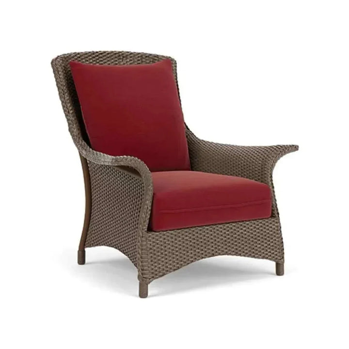 Mandalay Lounge Chair Premium Wicker Furniture-Outdoor Lounge Chairs-Lloyd Flanders-LOOMLAN