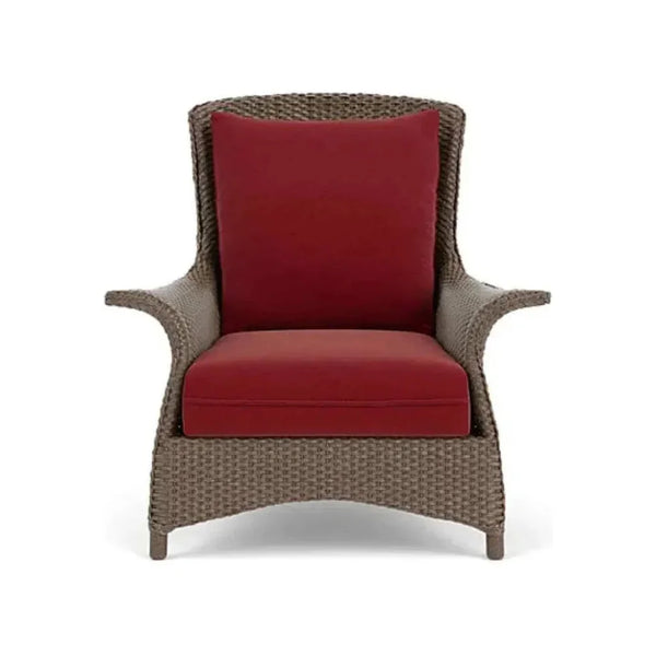 Mandalay Lounge Chair Premium Wicker Furniture-Outdoor Lounge Chairs-Lloyd Flanders-LOOMLAN