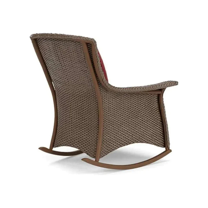 Mandalay Lounge Rocker Premium Wicker Furniture-Outdoor Lounge Chairs-Lloyd Flanders-LOOMLAN