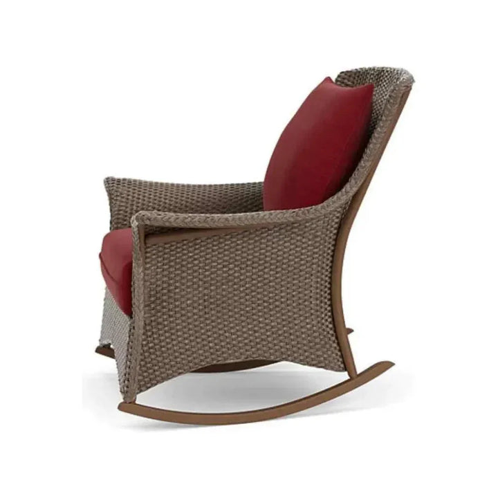 Mandalay Lounge Rocker Premium Wicker Furniture-Outdoor Lounge Chairs-Lloyd Flanders-LOOMLAN