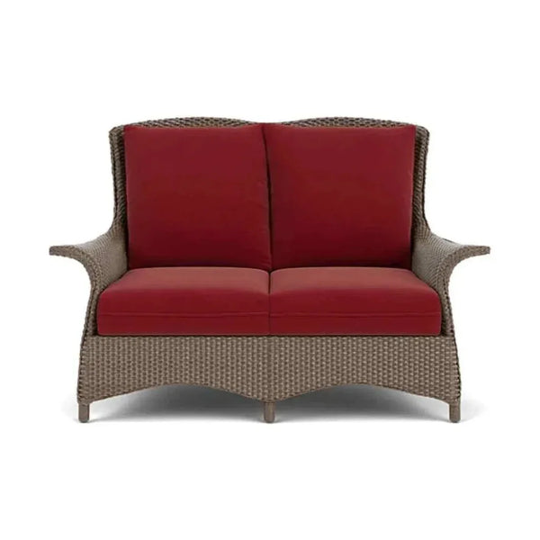 Mandalay Loveseat Premium Wicker Furniture - LOOMLAN - Lloyd Flanders - Outdoor Sofas & Loveseats