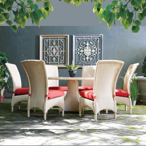 Mandalay Outdoor Replacement Cushions For Armless Dining Chair Replacement Cushions LOOMLAN By Lloyd Flanders