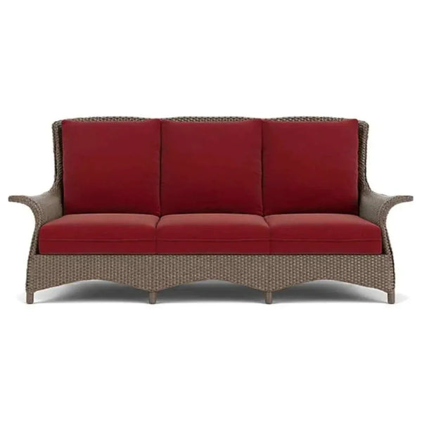 Mandalay Sofa Premium Wicker Furniture Lloyd Flanders - LOOMLAN - Lloyd Flanders - Outdoor Sofas & Loveseats