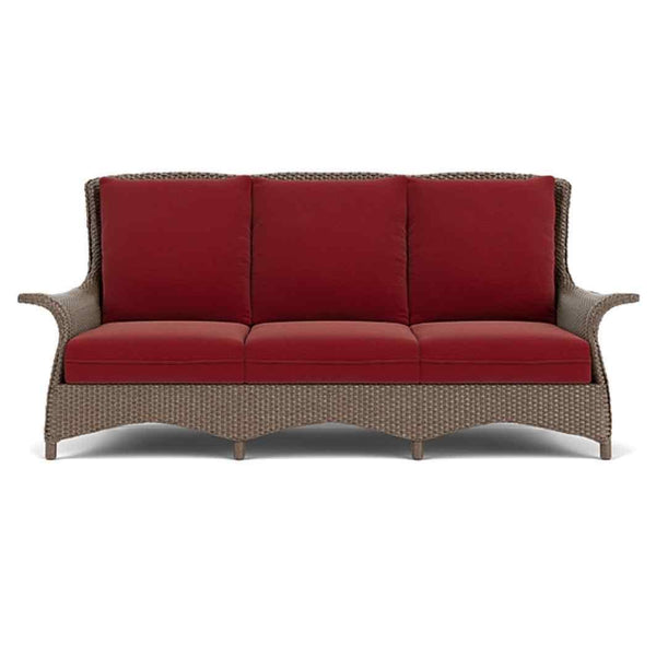 Mandalay Sofa Premium Wicker Furniture Outdoor Sofas & Loveseats LOOMLAN By Lloyd Flanders