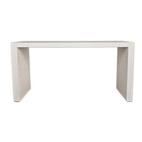 Manhattan Desk, Solid Wood White Desk For Home Office-Home Office Desks-Noir-LOOMLAN