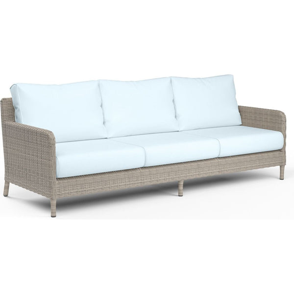 Manhattan Sunbrella Outdoor Couch-Outdoor Sofas & Loveseats-Sunset West-Canvas Skyline-LOOMLAN