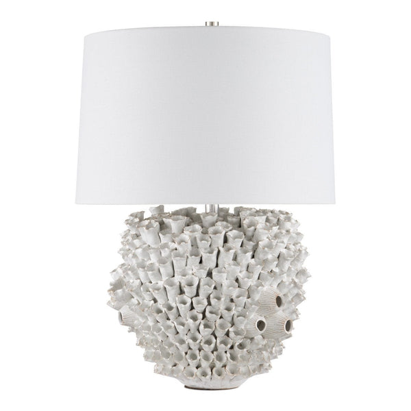 Manitapi White Ceramic Table Lamp