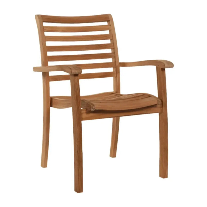 7-Piece Teak Outdoor Dining Set Extendable Table | LOOMLAN