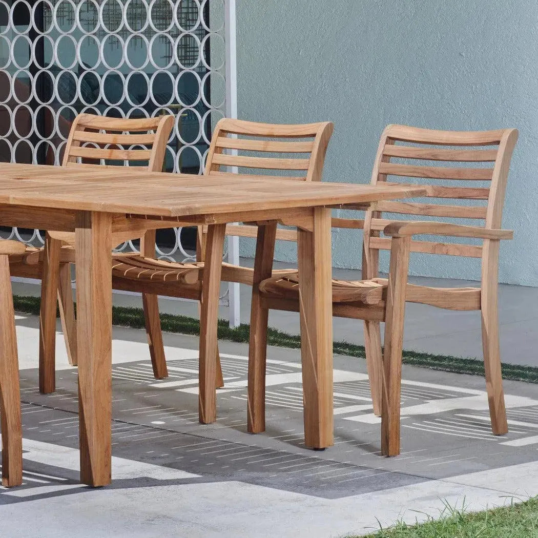 Manorhouse 7-PC Outdoor Dining Set Extendable Table