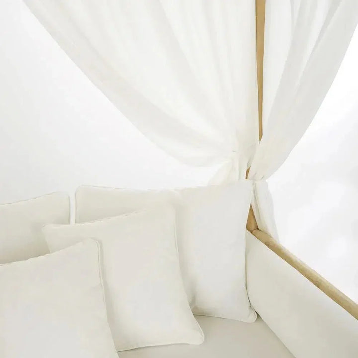 Marbella Teak Wooden Outdoor Daybed-Outdoor Daybeds-Artesia-LOOMLAN