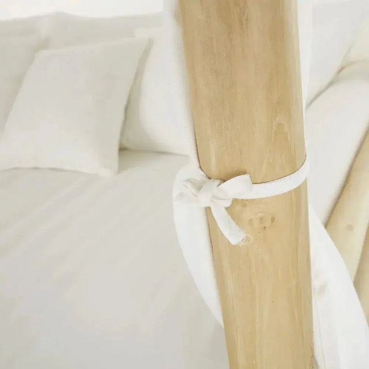 Marbella Teak Wooden Outdoor Daybed-Outdoor Daybeds-Artesia-LOOMLAN