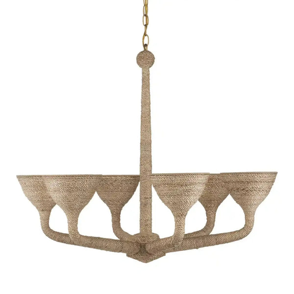 Marbella Abaca Rope Wrapped Chandelier