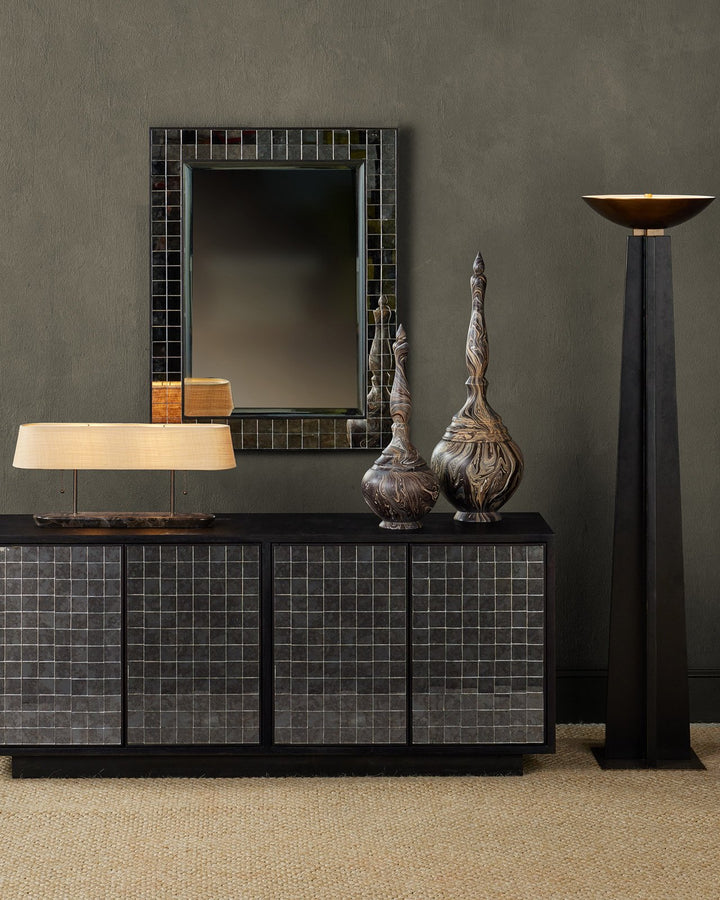 Get Marbleized Tall Turret Box Elegant Hand-Carved Design – LOOMLAN
