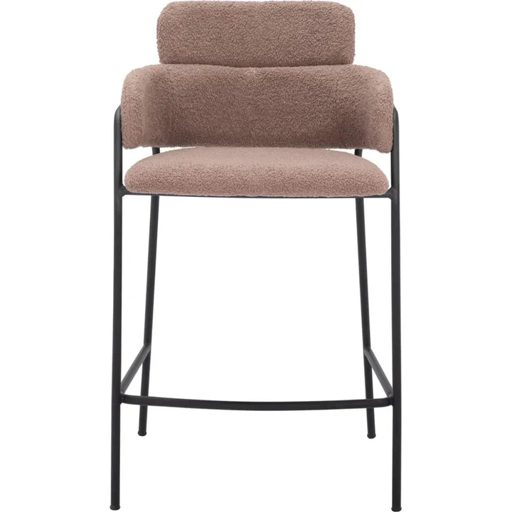 Marcel Counter Stool (Set of 2) Brown - LOOMLAN - Zuo Modern - Counter Stools
