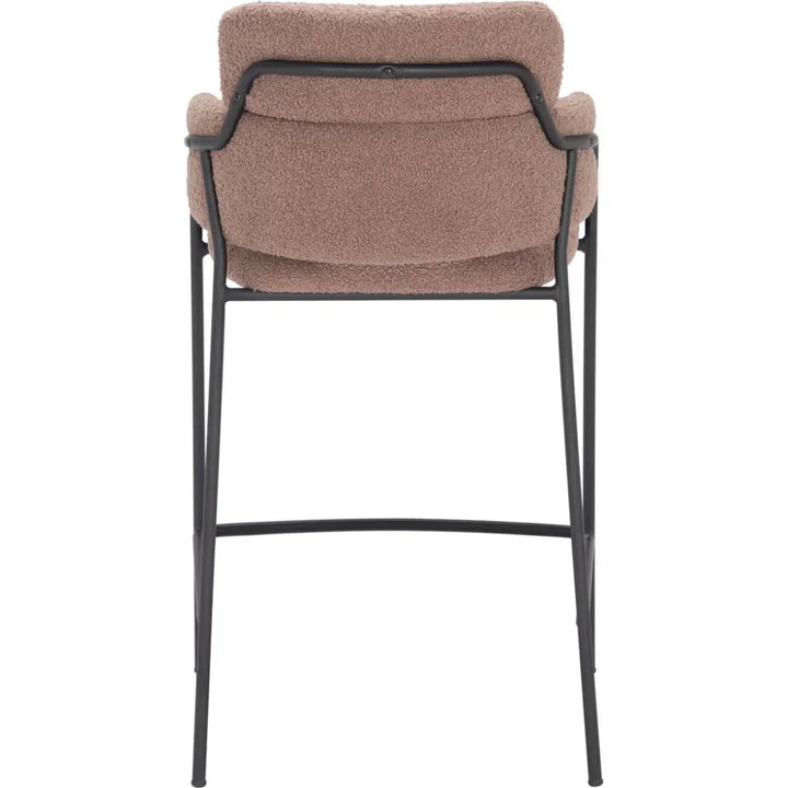 Marcel Counter Stool (Set of 2) Brown - LOOMLAN - Zuo Modern - Counter Stools
