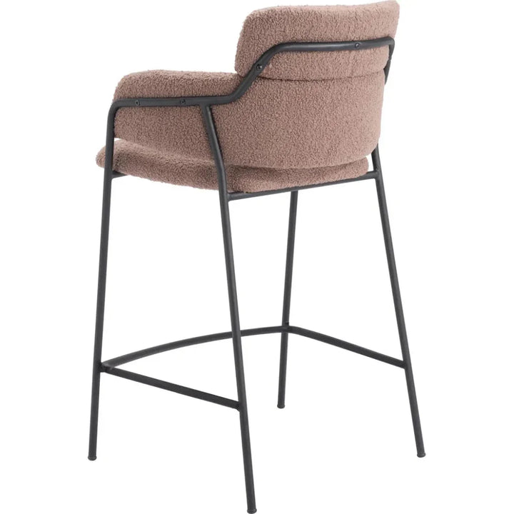 Marcel Counter Stool (Set of 2) Brown - LOOMLAN - Zuo Modern - Counter Stools