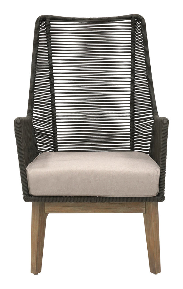 Marco Polo Lounge Chair - Grey Outdoor Lounge Chair-Outdoor Lounge Chairs-Seasonal Living-LOOMLAN