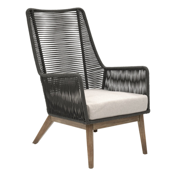 Marco Polo Lounge Chair - Grey Outdoor Lounge Chair-Outdoor Lounge Chairs-Seasonal Living-LOOMLAN
