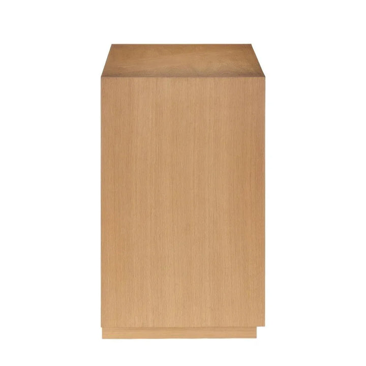 Margot Oak Velvet - Lined Drawers Chest - LOOMLAN - Currey & Co - Chests