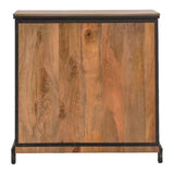 Mariani Wooden Shelfed 2 Door Cabinet-Accent Cabinets-LOOMLAN-LOOMLAN