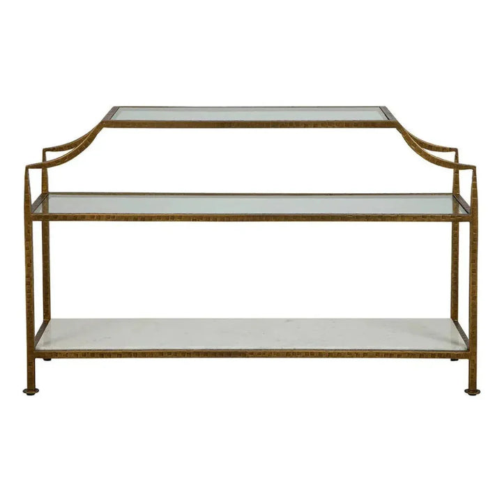Marietta Iron d Rectangular Console Table - LOOMLAN - Furniture Classics - Console Tables