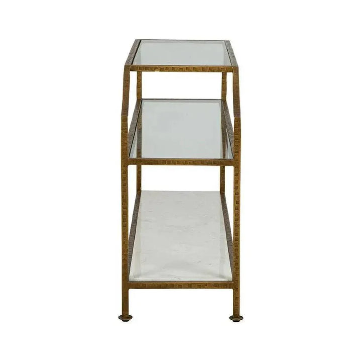 Marietta Iron d Rectangular Console Table - LOOMLAN - Furniture Classics - Console Tables