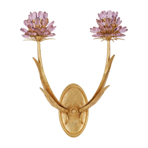 Marilee Double-Light Pink Wall Sconce