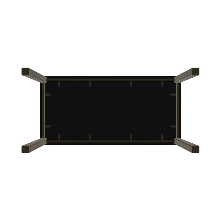 21" X 42" Marine Grade Polymer Coffee Table-Outdoor Coffee Tables-Telescope-LOOMLAN