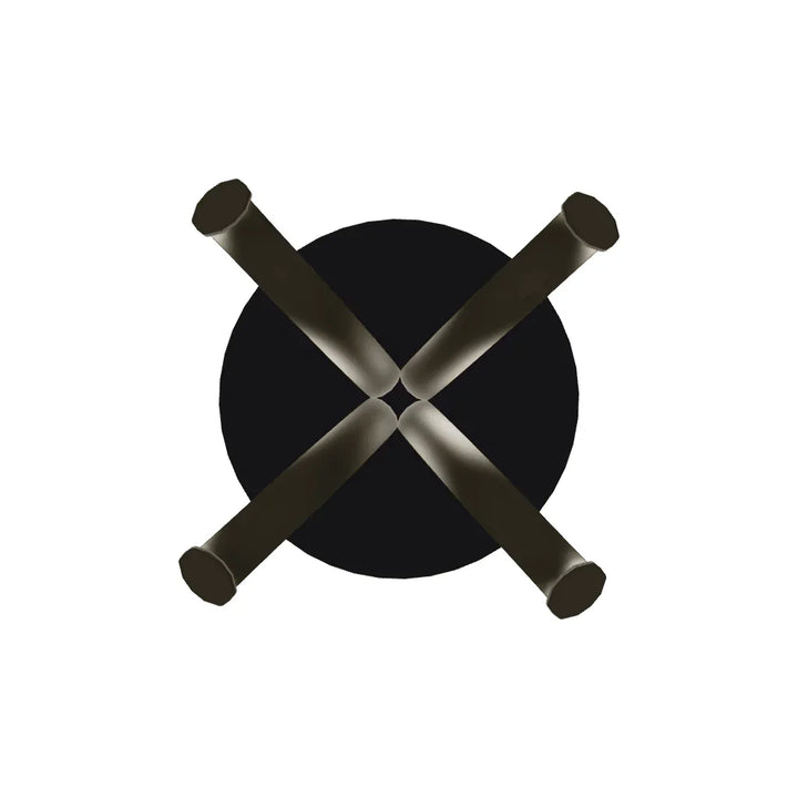 18" Round Marine Grade Polymer Top End Table - LOOMLAN - Telescope - Outdoor Side Tables