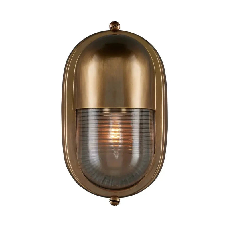 Maritime Brass Outdoor Wall Sconce