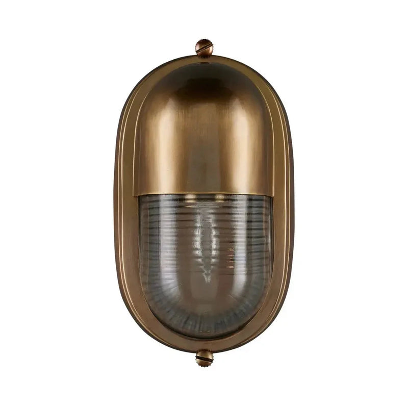 Maritime Brass Outdoor Wall Sconce