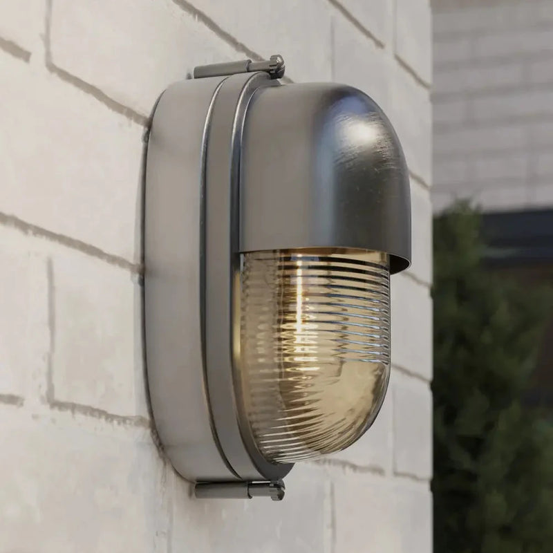 Maritime Brass Outdoor Wall Sconce