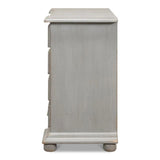 Markey Commode 4 Drawers Chest Grey