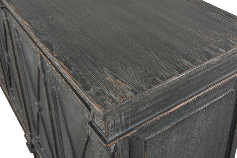 Marksman Sideboard Concrete Grey-Sideboards-Sarreid-LOOMLAN