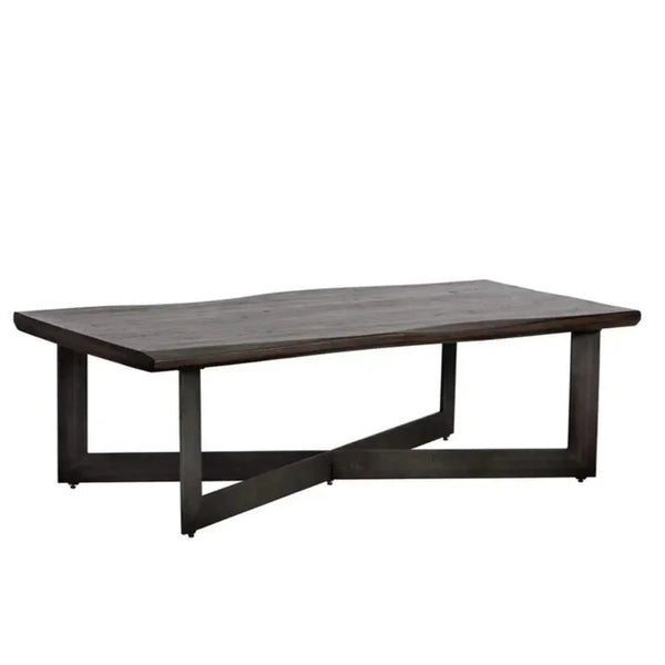 Marley Iron Based Wooden Coffee Table - LOOMLAN - SUNPAN - Coffee Tables