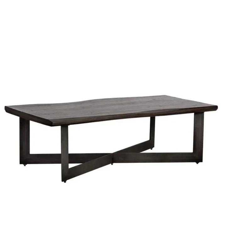 Marley Iron Based Wooden Coffee Table - LOOMLAN - SUNPAN - Coffee Tables