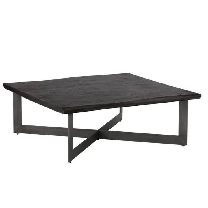 Marley Iron Based Wooden Coffee Table - LOOMLAN - SUNPAN - Coffee Tables