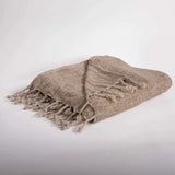 Marta Beige Throw Blanket