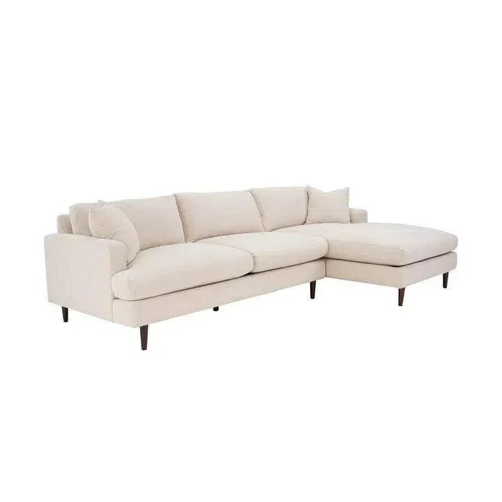 Martha Right Sectional Sofa - Beach Alabaster - LOOMLAN - LH Imports - Sectionals