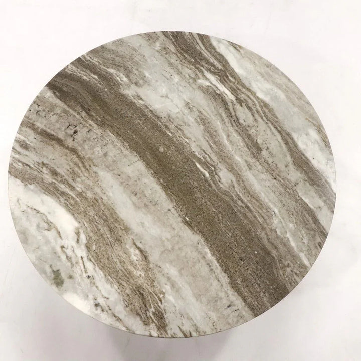 Martie Marble Top Round Coffee Table - LOOMLAN - Urbia - Coffee Tables
